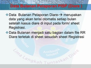 Panduan pencatatan dan pelaporan PISP diare | PDF