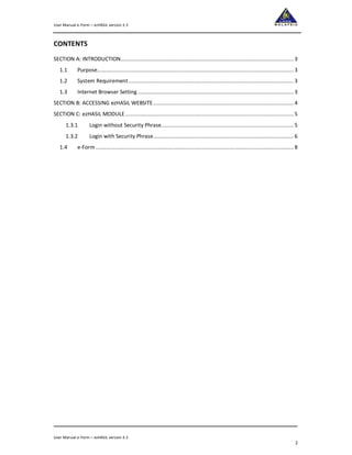 LHDN User Manual for e-form | PDF