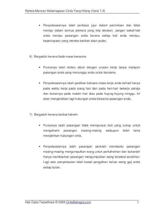 Panduan Cinta Bahagia