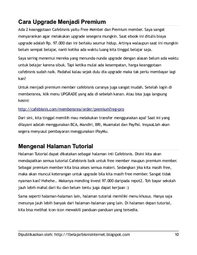 Bisnis Online: Ebook Panduan Bisnis Online