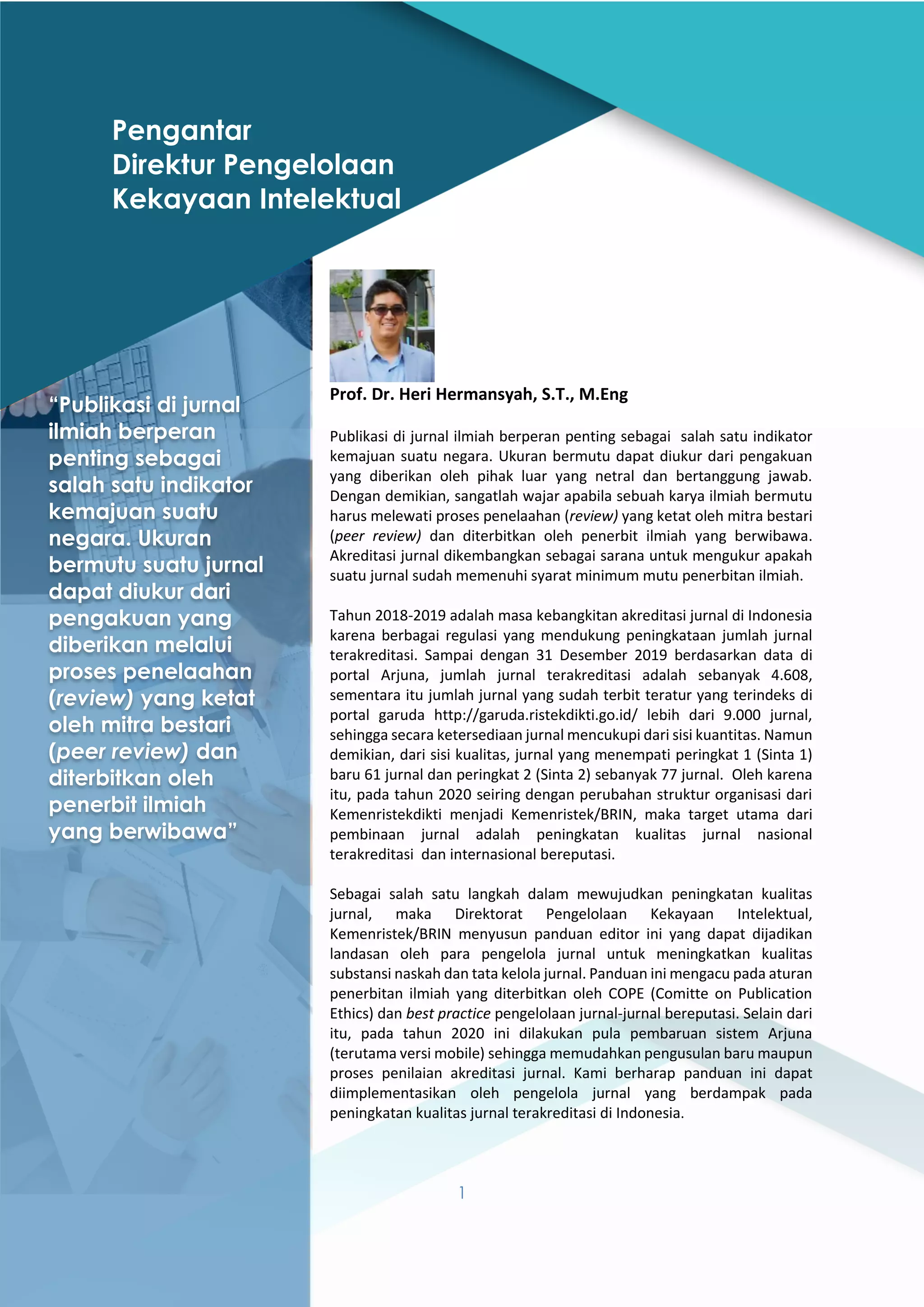 Panduan Editor Jurnal Ilmiah | PDF