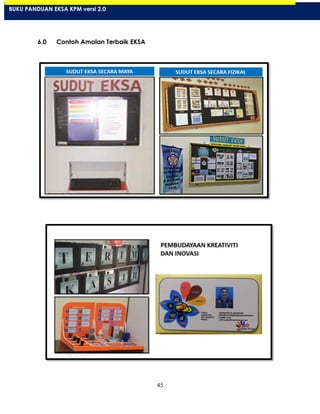 45
6.0 Contoh Amalan Terbaik EKSA
BUKU PANDUAN EKSA KPM versi 2.0
 