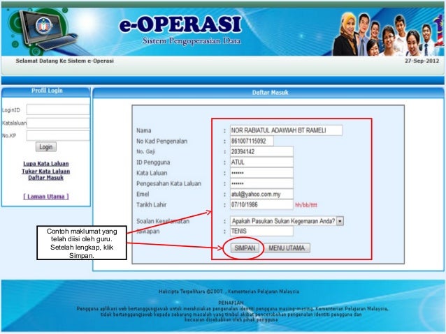 Panduan E Operasi