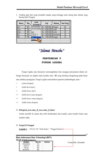 Panduan excel 2007 | PDF