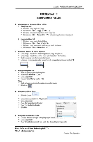 Panduan Microsoft excel 2007 | PDF