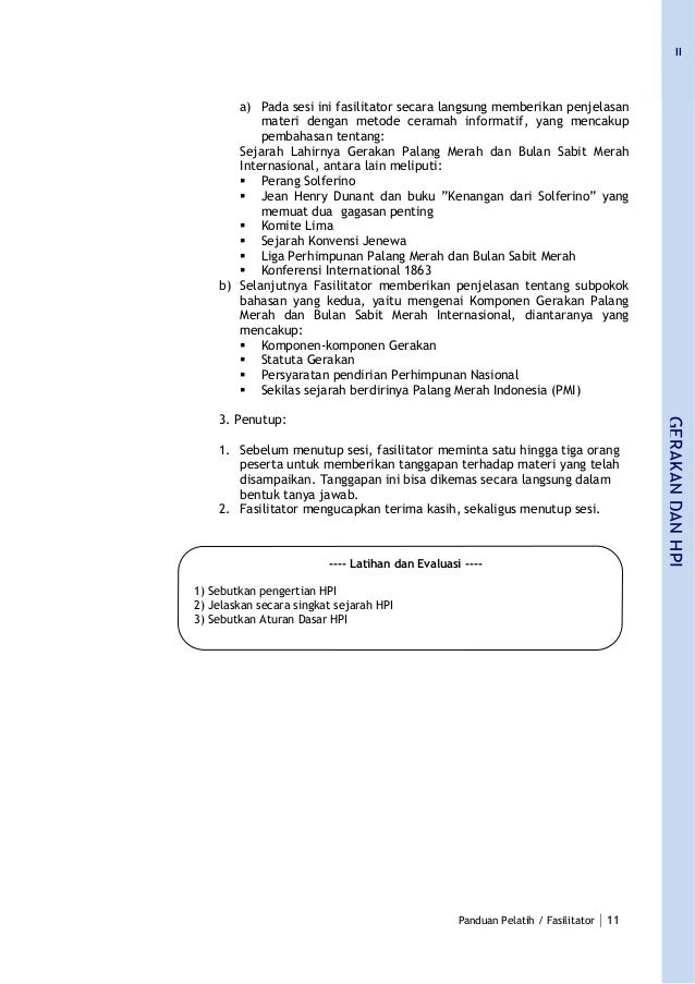 Panduan fasilitator pelatihan dasar ksr