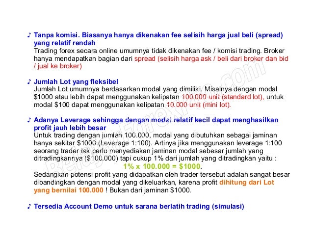 Investasi forex mini