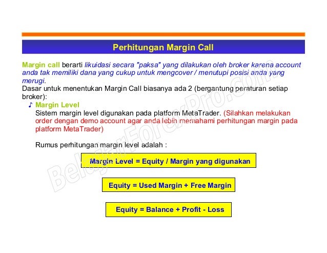 Margin bebas dalam forex