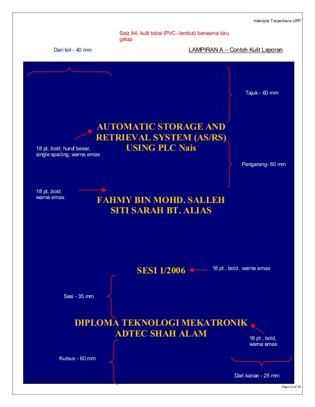 Panduan FYP Adtec Shah Alam