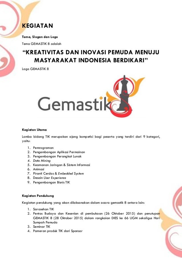 Panduan Gemastik 8 Revisi