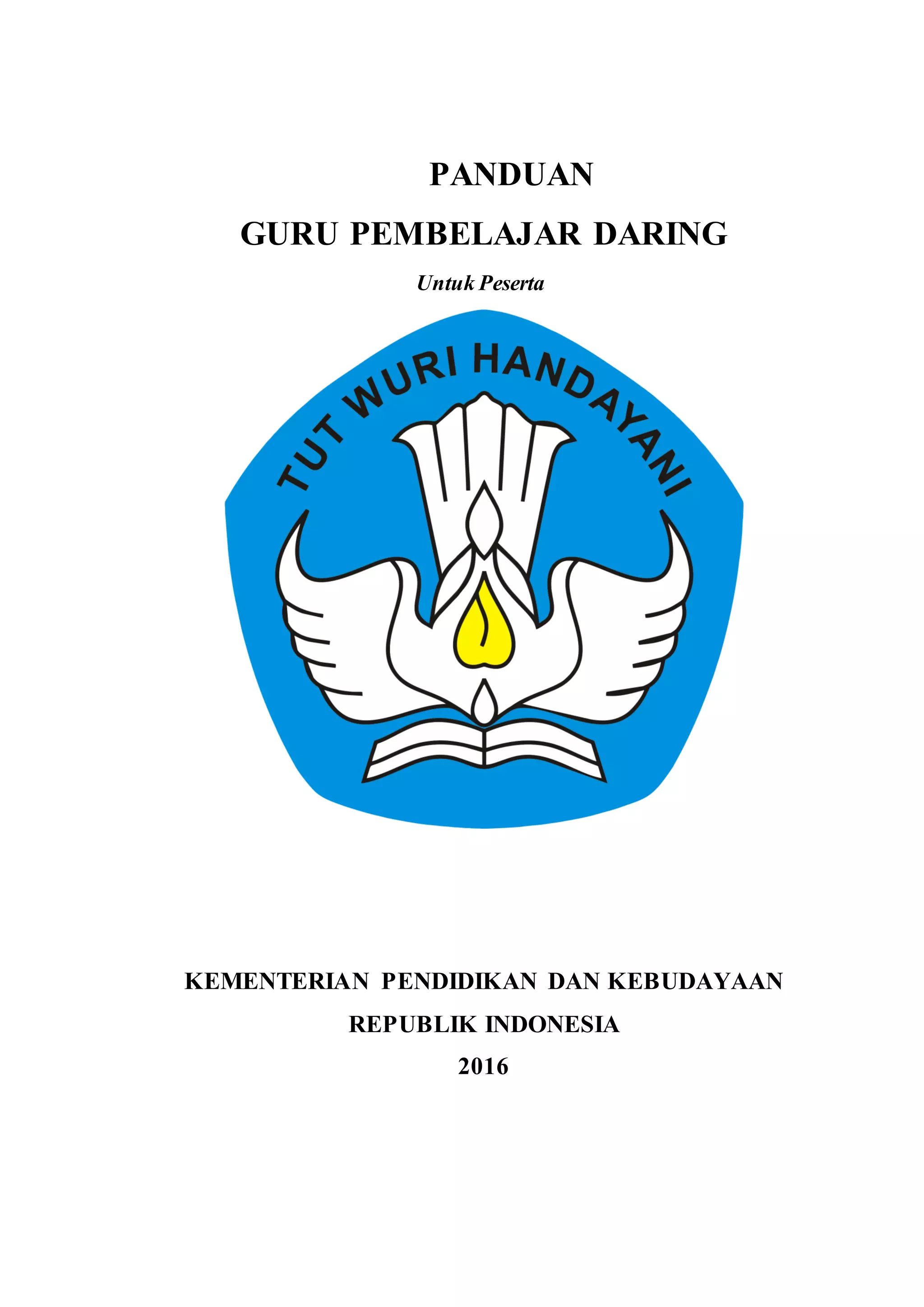 Panduan guru pembelajar daring peserta | PDF