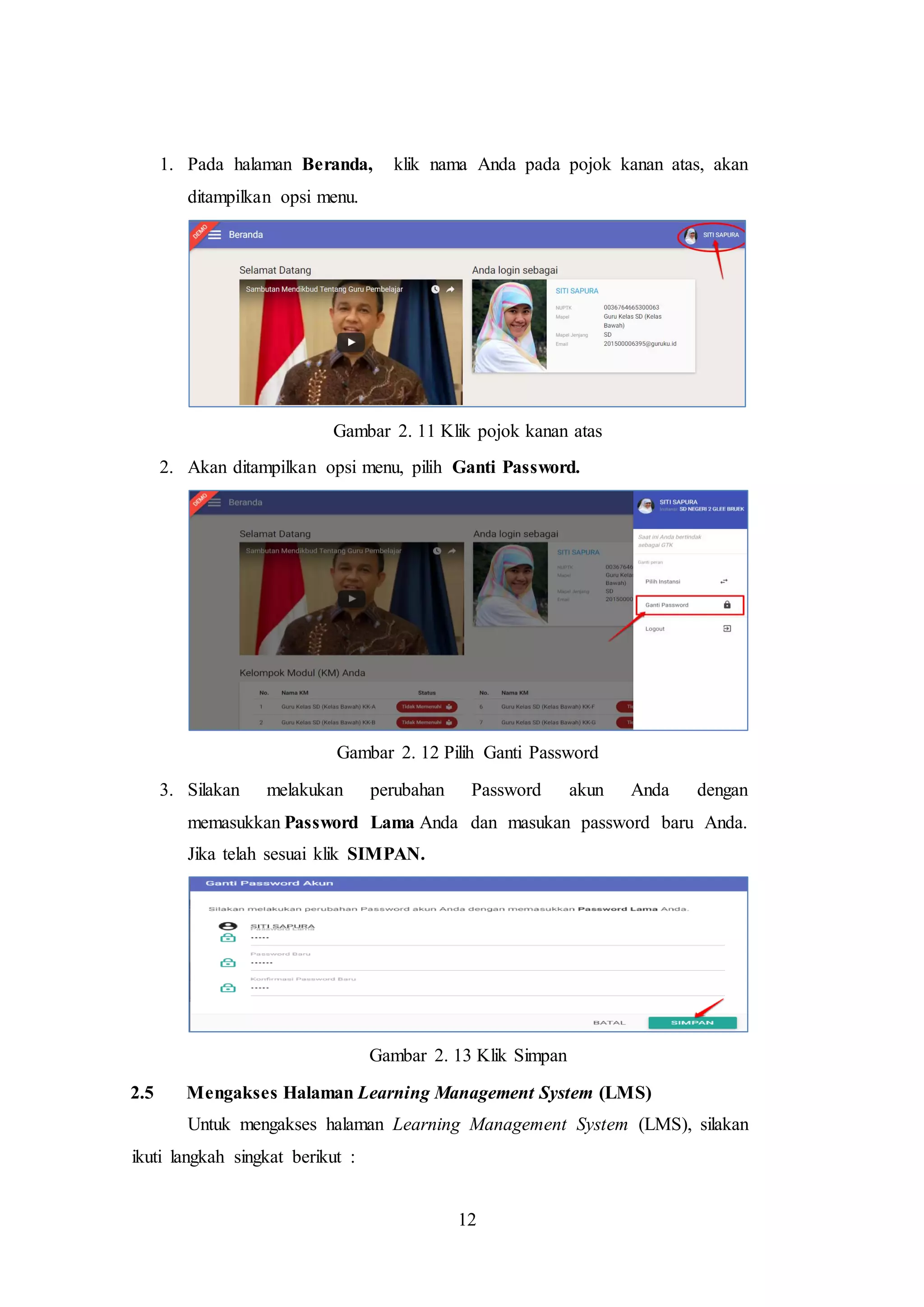 Panduan guru pembelajar daring peserta | PDF