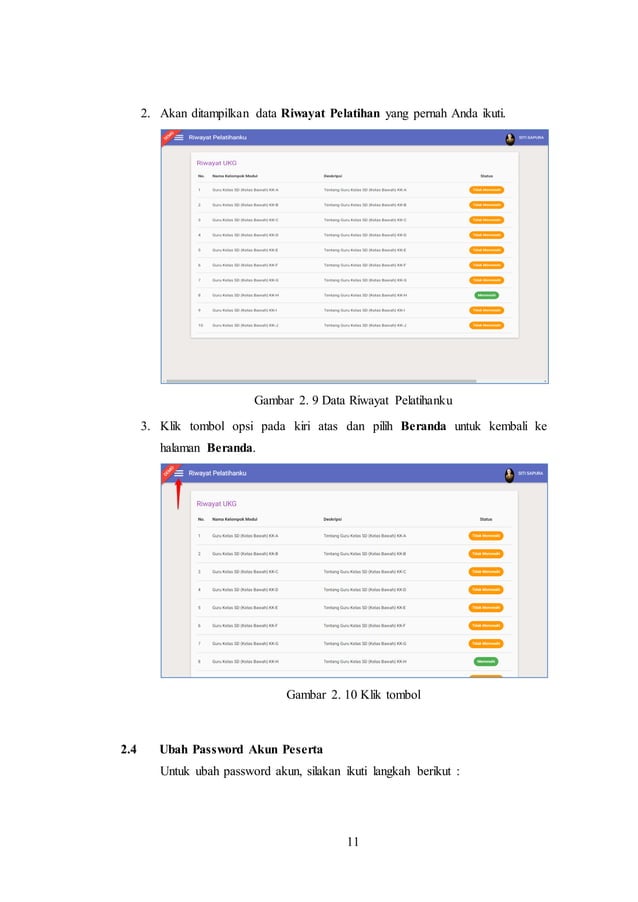 Panduan guru pembelajar daring peserta | PDF