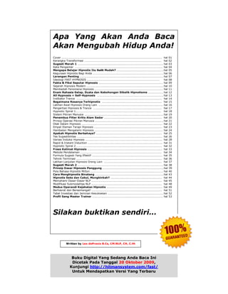 Buku hipnotis gratis pdf gratuit Buku hipnotis gratis pdf gratuit