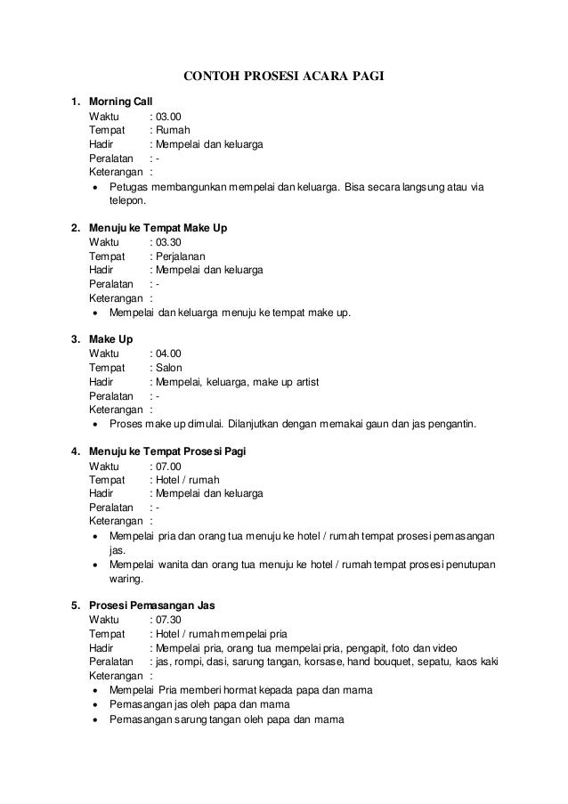 Contoh Kata Sambutan Pernikahan Mempelai Pria
