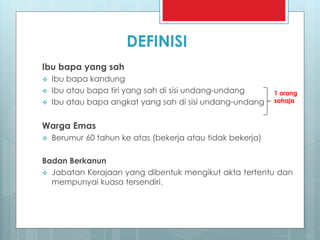 Kemudahan Perubatan Ibu Bapa Pesara