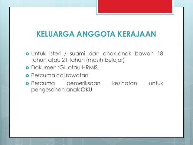 Panduan Kemudahan Rawatan Perubatan