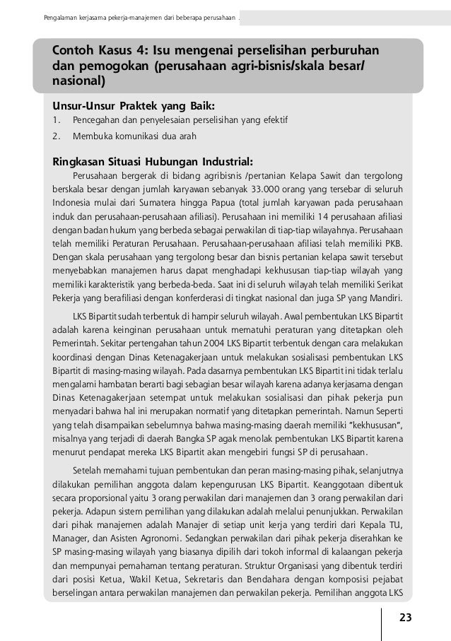 Panduan kerjasama manajemen dan pekerja