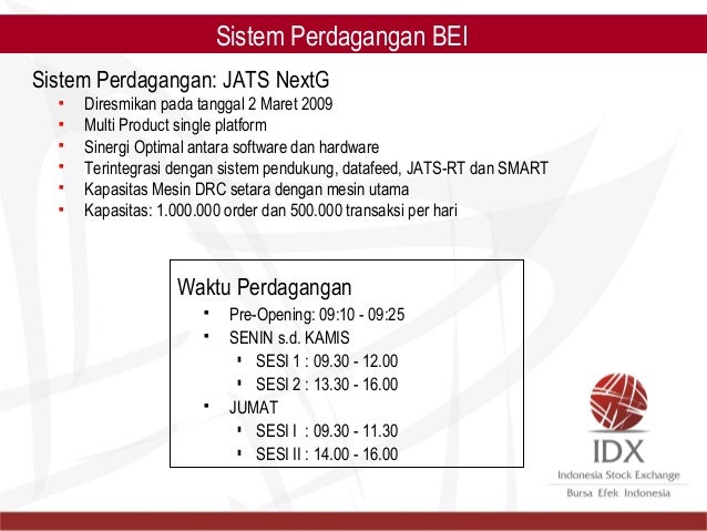 Sistem perdagangan saham