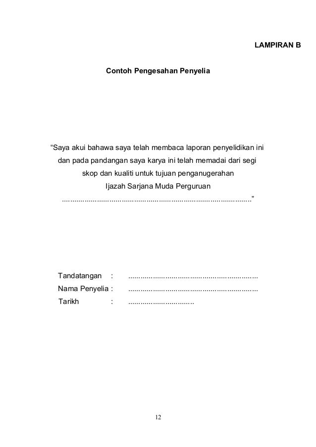 Panduan Laporan Kajian Tindakan