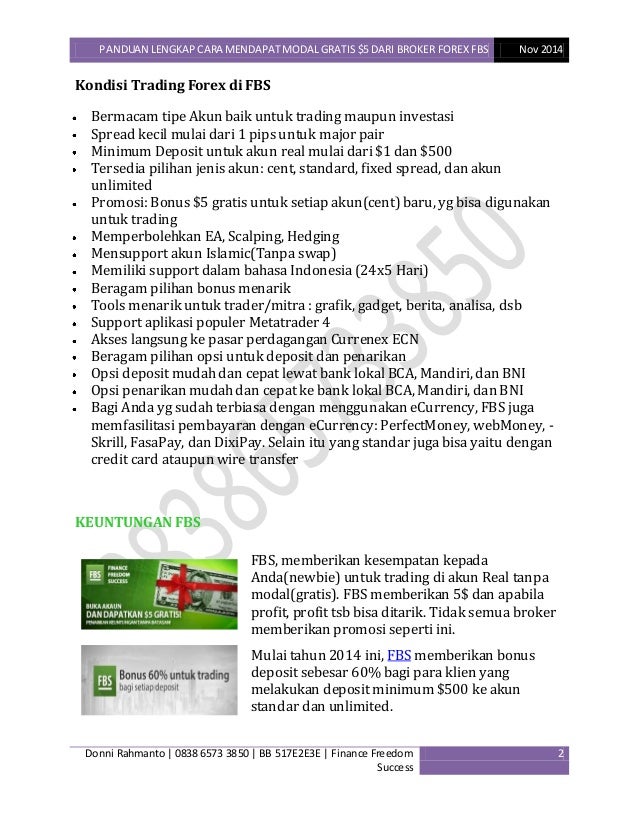 Panduan Lengkap Dapat Gratis 5 Dari Forex Panduan Lengkap Dapat Gratis 5 Dari Forex