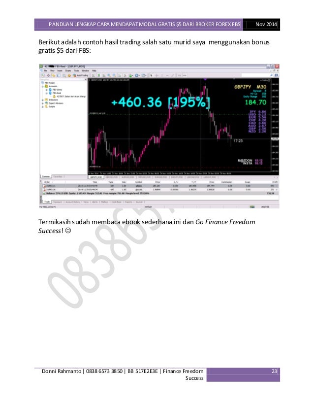 Panduan Lengkap Dapat Gratis 5 Dari Forex Panduan Lengkap Dapat Gratis 5 Dari Forex