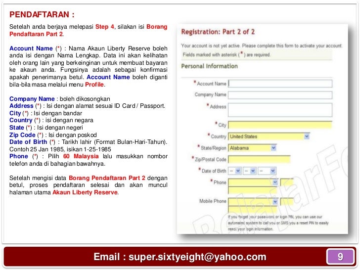 Panduan liberty reserve malaysia