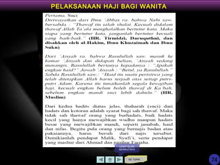 KE TOPIK
LIHAT SLIDE
BERIKUTNYA
PELAKSANAAN HAJI BAGI WANITA
74
 
