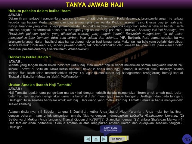 PANDUAN MANASIK HAJI DAN UMRAH PANDUAN MANASIK HAJI DAN UMRAH