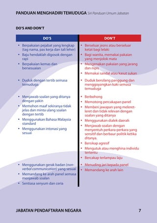 Panduan Menjaga Penampilan Untuk Temu Duga