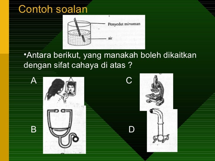 Contoh Soalan Aplikasi Sains - Selangor w