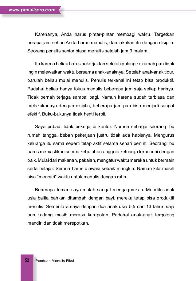 Sebuah Panduan Cara Menulis Novel Fiksi