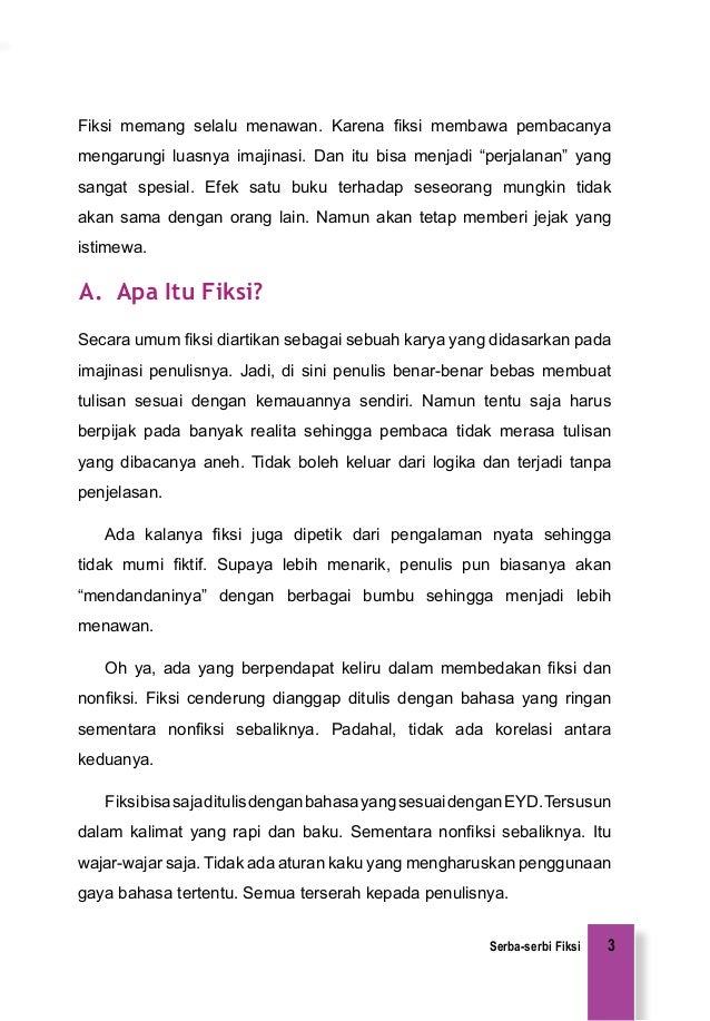 Sebuah Panduan Cara Menulis Novel Fiksi