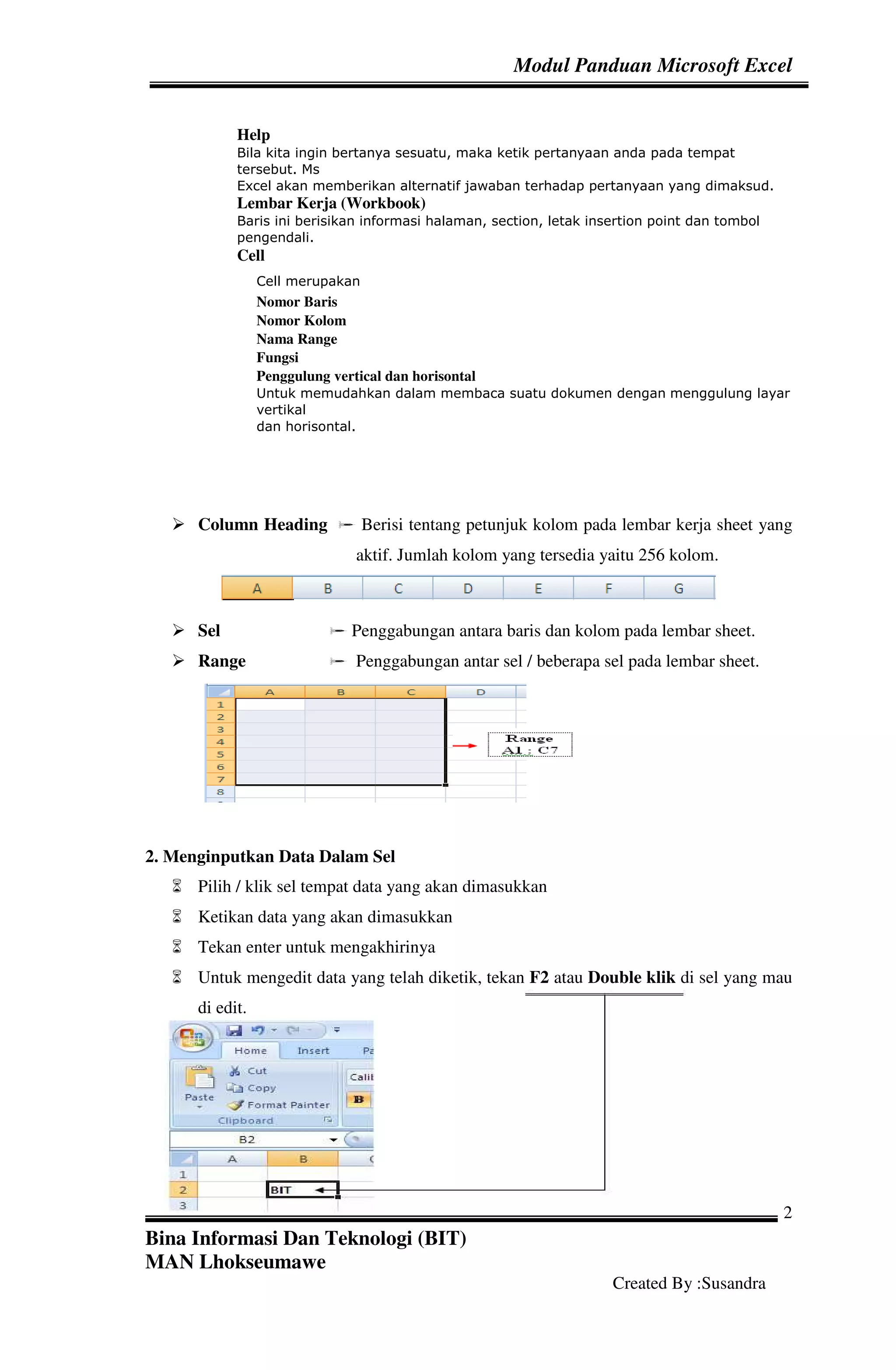 Panduan microsoft office excel 2007 | PDF