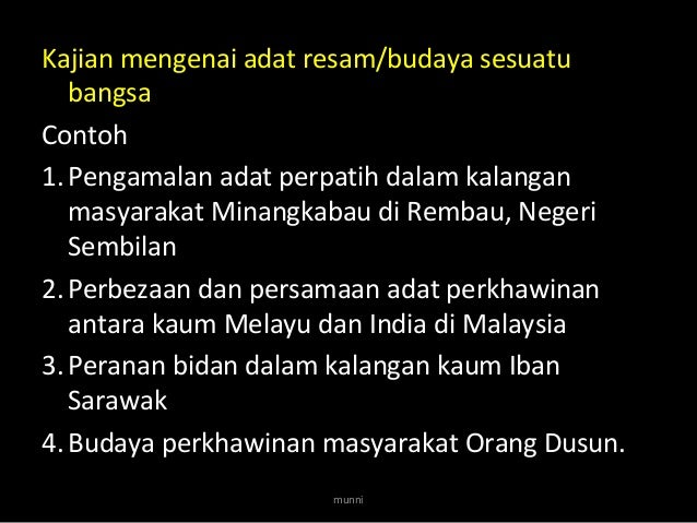 Contoh Perbezaan Budaya Di Malaysia / Hubungan Etnik - Konsep Asas