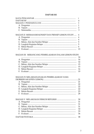 Panduan Pelaksanaan Lesson Study | PDF