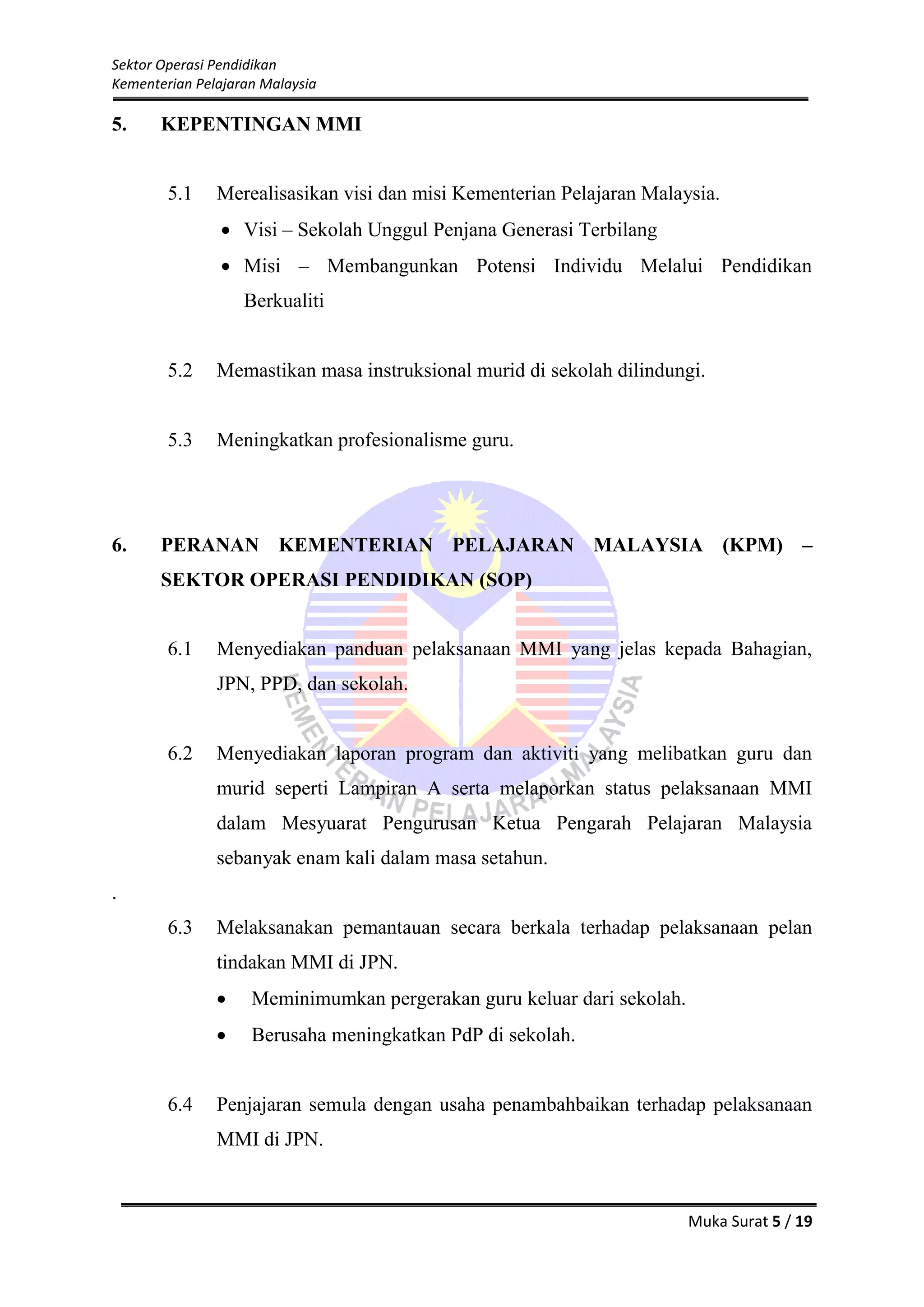 Mmi Form.pdf Panduan pelaksanaan mmi | PDF