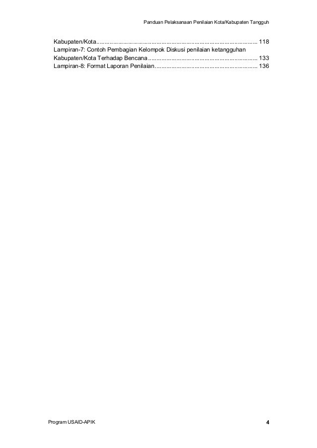 Panduan Pelaksanaan Penilaian Kota Tangguh Lingkar