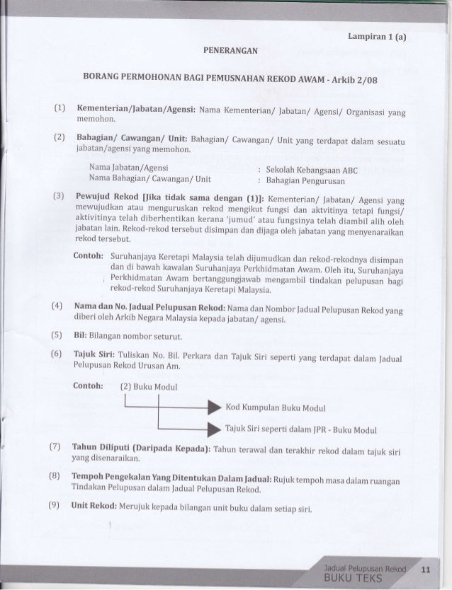 surat siaran pelupusan buku teks