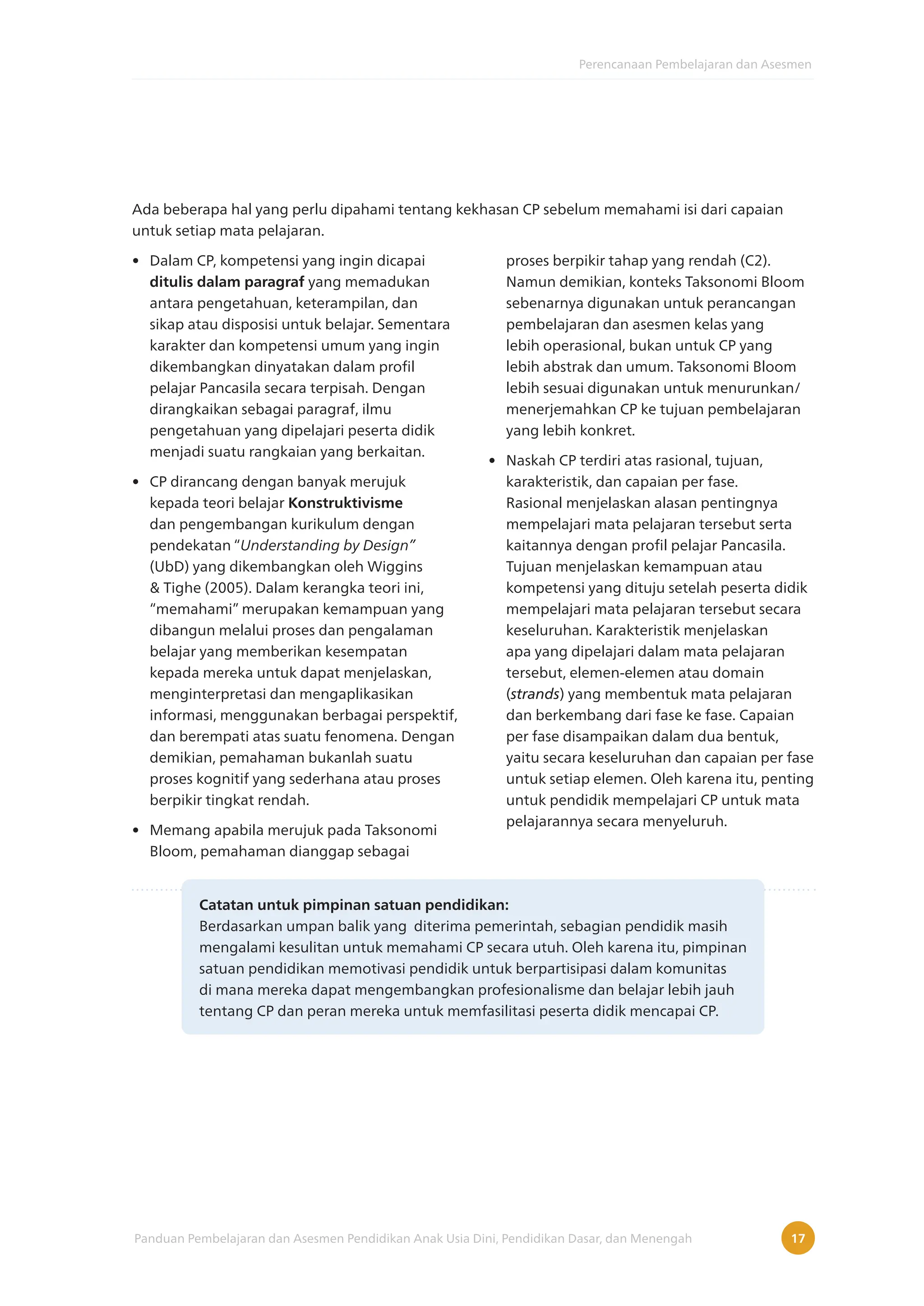 Panduan Pembelajaran Dan Asesmen Ed 2024 Pdf