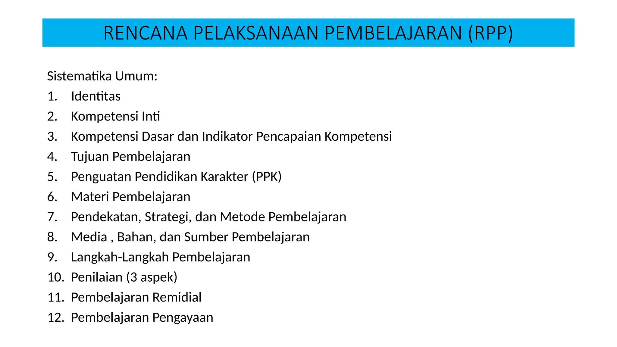 Panduan Pembuatan RPP Rencana Pembelajaran .pptx