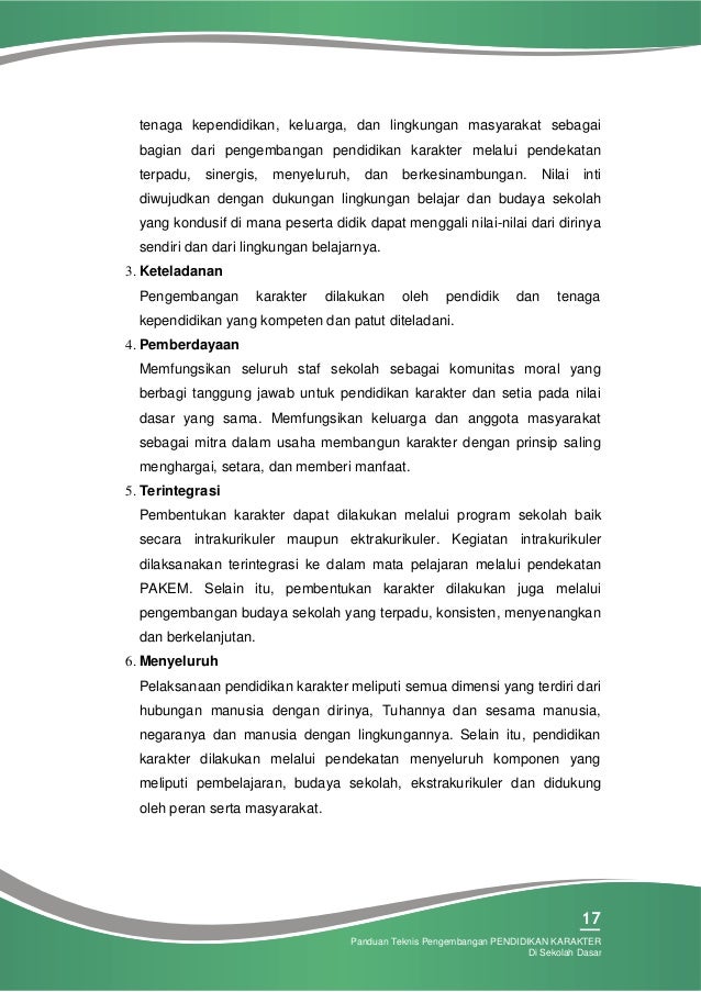 Pentingnya Pendidikan Karakter Dalam Dunia Pendidikan Pentingnya Pendidikan Karakter Dalam Dunia Pendidikan