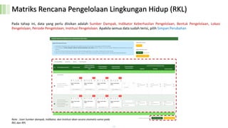 Matriks Rkl Rpl Amdal Panduan Pendokumentasian dan Sinkronisasi Amdalnet-SIMPEL.pdf