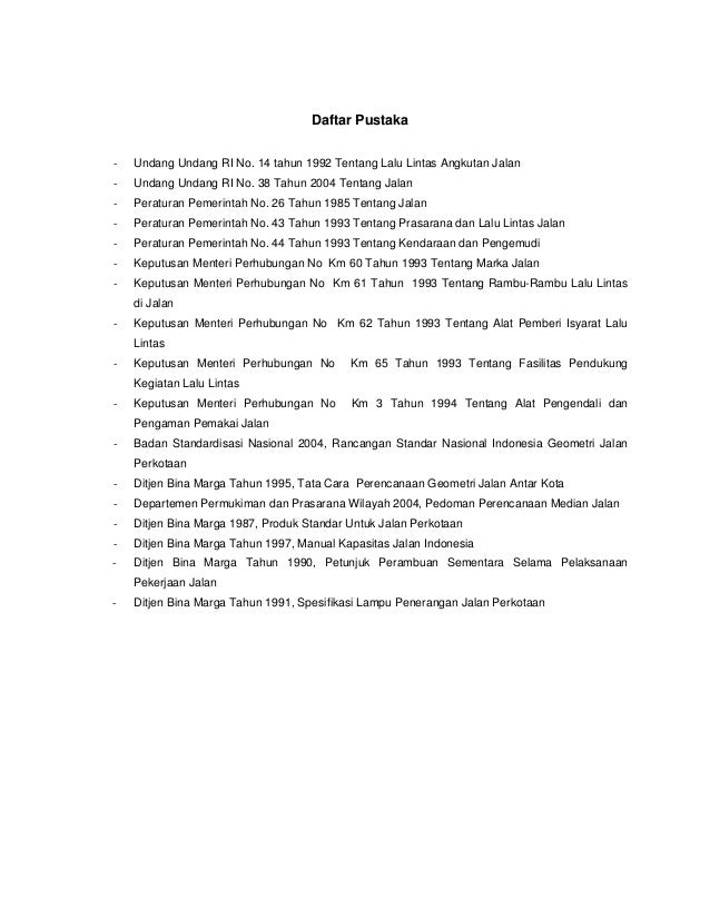 Contoh Daftar Pustaka Undang-undang - Contoh Grow