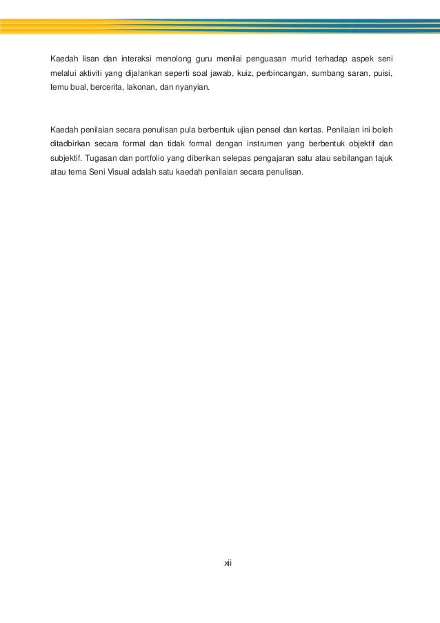 Panduan pengajaran dunia seni visual Tahun 3 KSSR