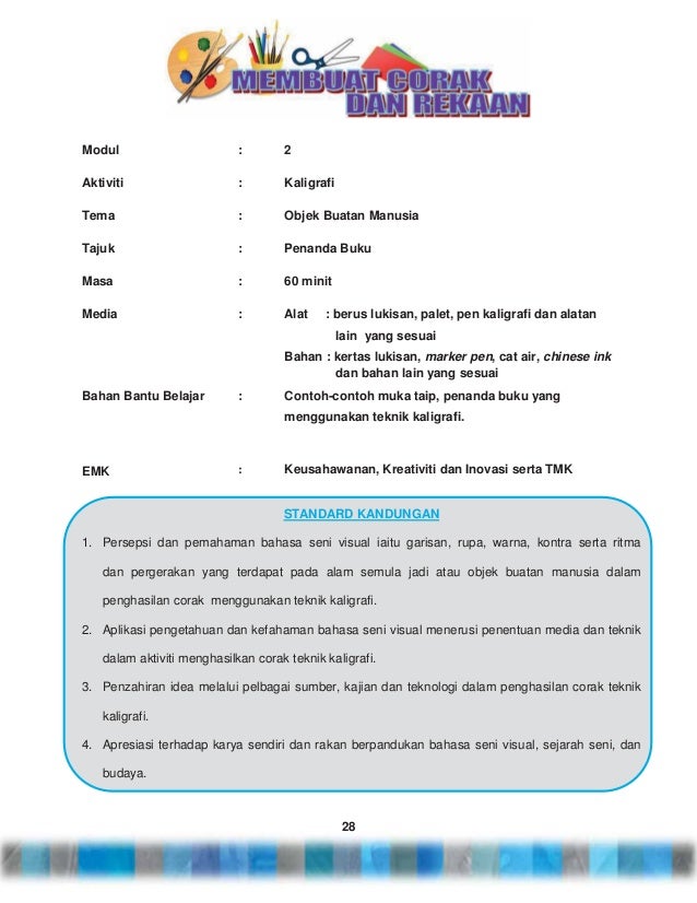 Panduan Pengajaran Pendidikan Seni Visual Tahun 4 Kssr