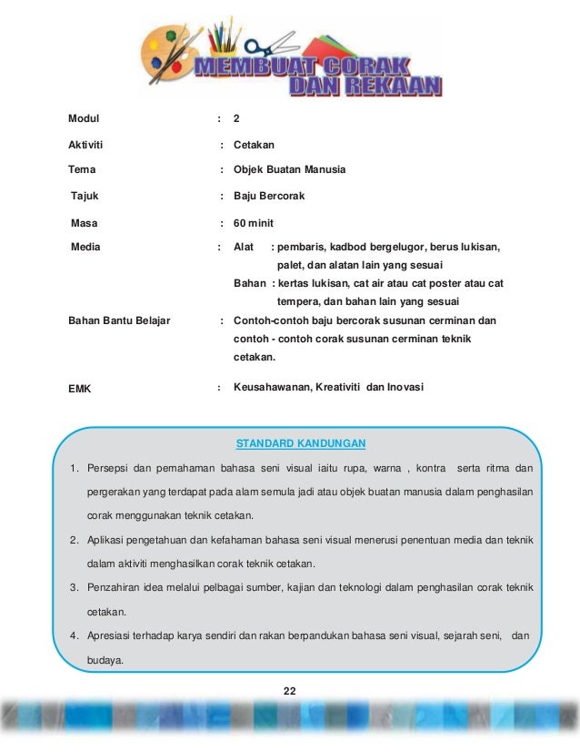 Panduan Pengajaran Pend Seni Visual Thn 4
