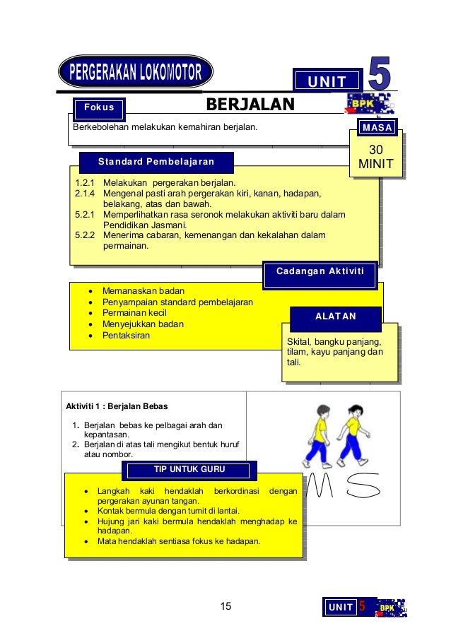 Panduan Pengajaran Pj Tahun 1