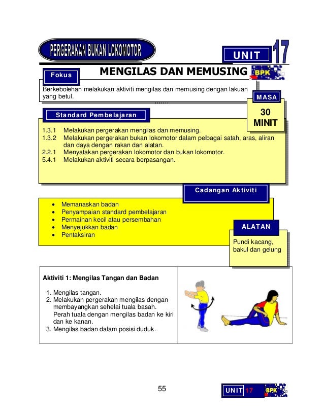 Panduan Pengajaran Pj Tahun 1