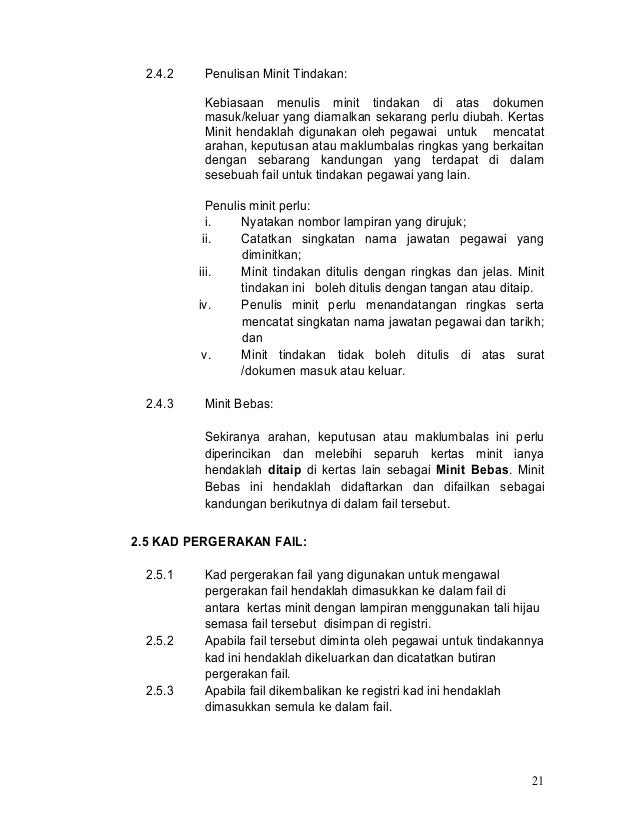 Panduan pengendalian fail
